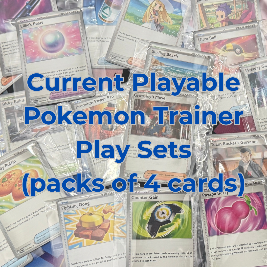 Playable Pokemon Trainer Play Sets